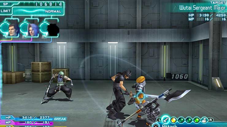 4. Crisis Core Final Fantasy 7