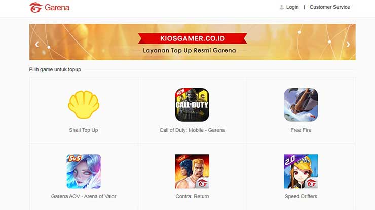 Top Up FIFA Online 3 via Kiosgammer