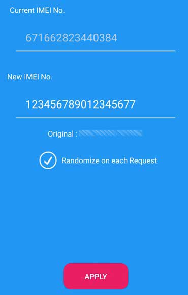 4. Buka Aplikasi Xposed Imei Changer