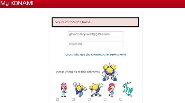 Lupa Password Id Konami Solusinya 21 Gameitu