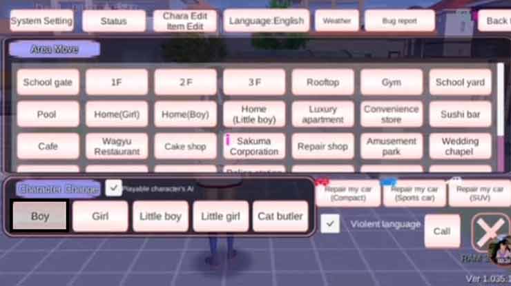 Buka Game Sakura School Simulator