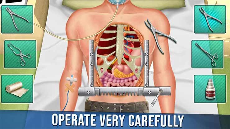 Open Heart Surgery Doctor Game