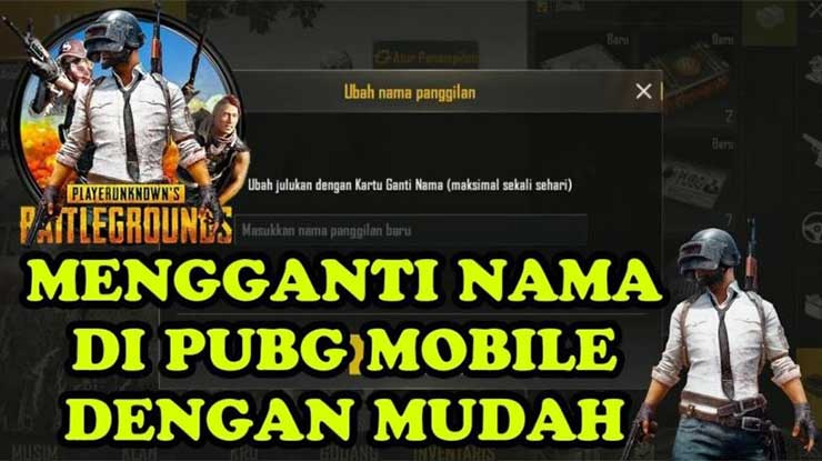 Cara Ganti Nama di PUBG Mobile Menggunakan Spasi