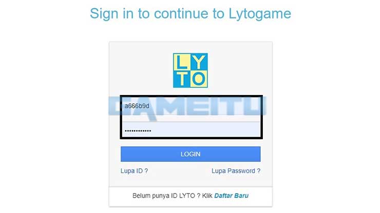 Login Lyto Online