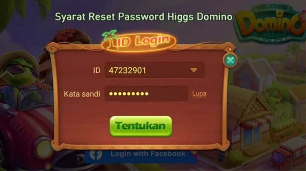 11 Cara Reset Password Higgs Domino Tanpa Nomor HP - Gameitu