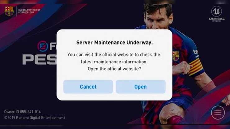 Penyebab Gagal Login PES 2021 Mobile