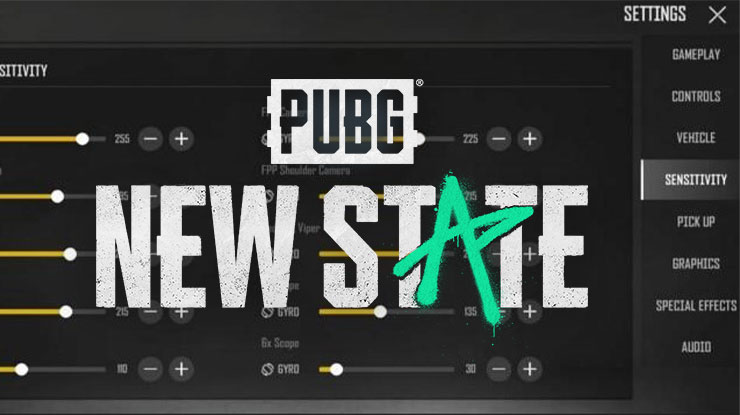 Sensitivitas PUBG New State