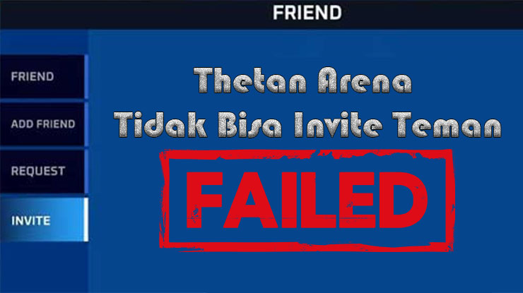 Thetan Arena Tidak Bisa Invite Teman