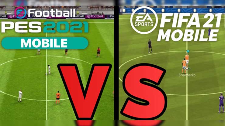 PES Mobile vs FIFA Mobile Grafik Gameplay Fitur Control