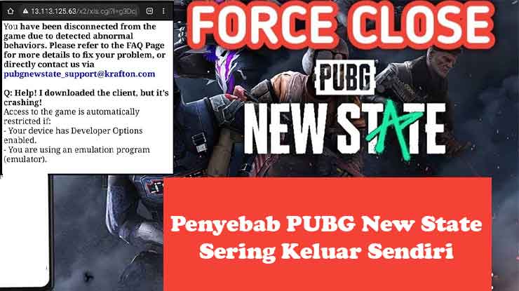 Penyebab PUBG New State Force Close