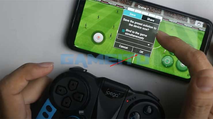 Simpan Pengaturan Main PES Mobile Pakai Joystick 2