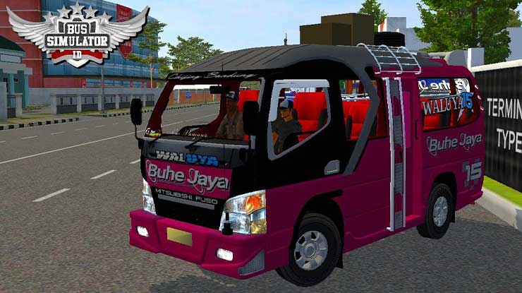 10. Download Mod Bussid Isuzu ELF Buhe Jaya