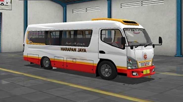 6. Mod ELF Bussid Harapan Jaya