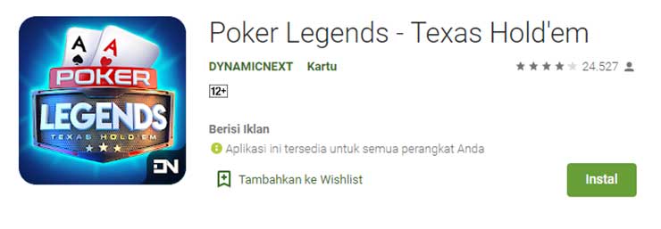 Game Kartu Online Poker Legends
