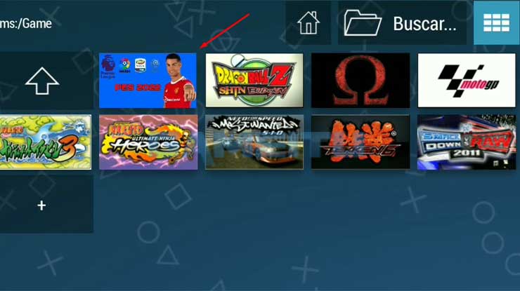 Jalankan PES 2022 PPSSPP