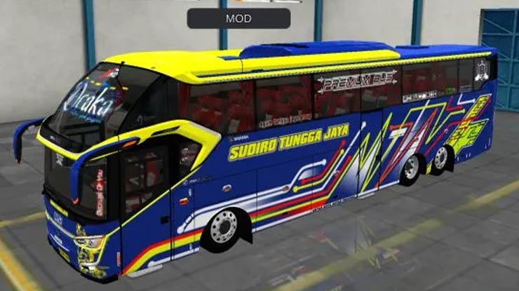 4. Mod Bussid Legacy SR2 HXD Primer Tronton Sudiro Tungga Jaya Draka