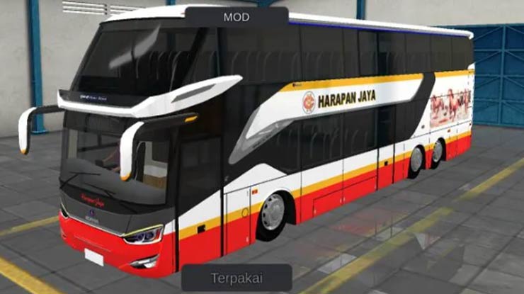 5. Download Mod Bussid Legacy SR2 DD Harapan Jaya
