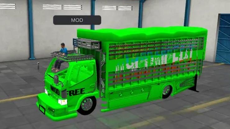 9. Mod Bussid Truck Sulawesi Dutro Terpal