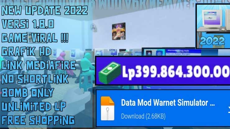 Cheat Warnet Simulator Android Uang Tak Terbatas Download Install