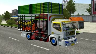 Link Download Mod Bussid Truck Bumi Wali Full Strobo Full Animasi