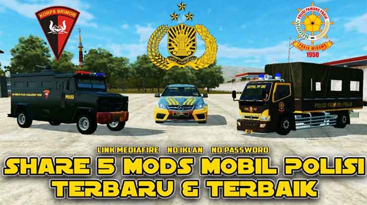 MOD Bussid Mobil Polisi Terlengkap Link Download Cara Install