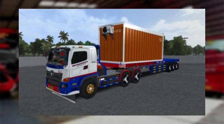 Truk Hino 500 Trailer Container