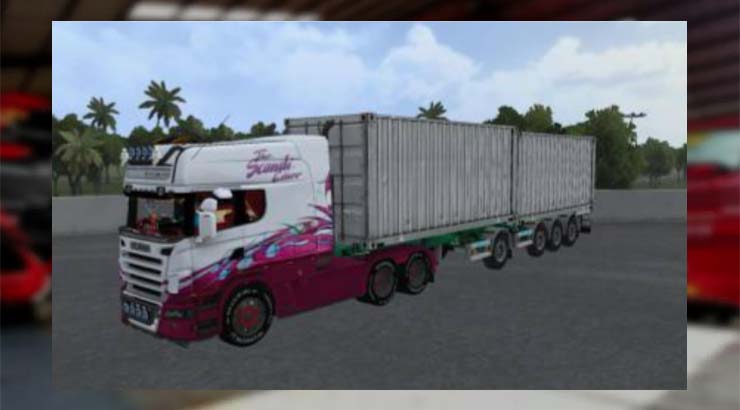 Truk Scania R580 Longline Trailer