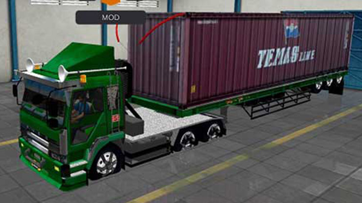 6. Truck Fuso TG 3D Box Full Anim
