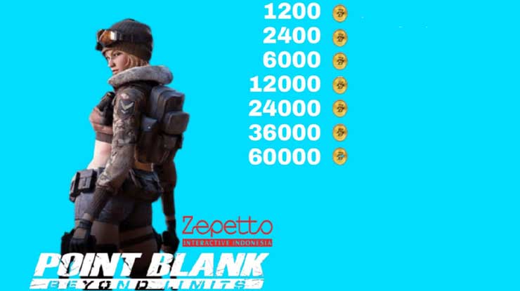 Cara Membeli Cash Point Blank Zepetto