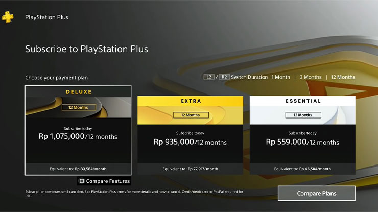 Cara Upgrade PlayStation Plus