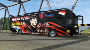 Download Mod Bussid Bus Sepak Bola Indonesia Full Strobo