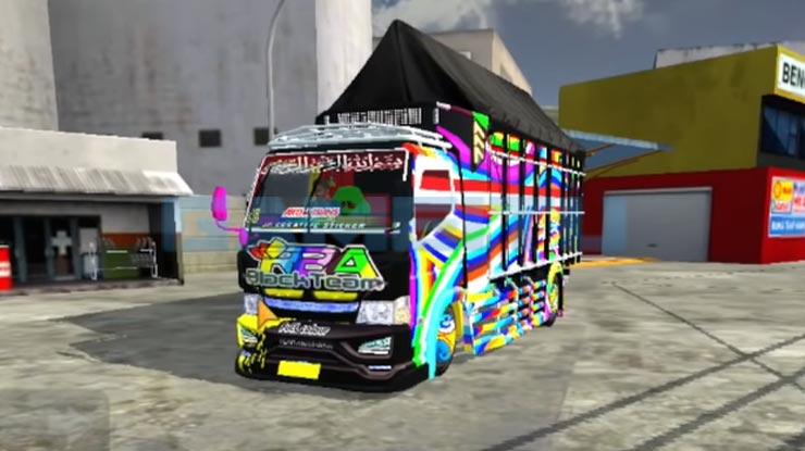 Download Mod Bussid Truck Black Team