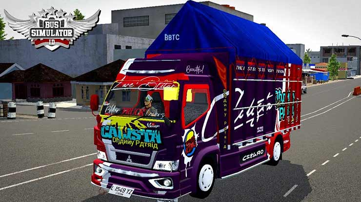 Download Mod Bussid Truck New Calista Full Lampu Animasi