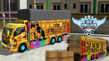 Mod Bussid Truck Canter Tronton Terpal Kotak Muatan Berat