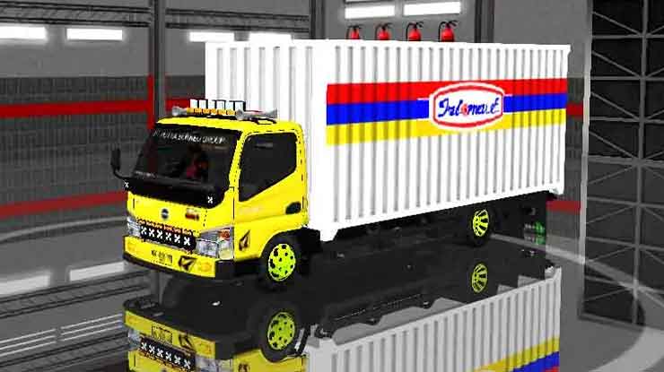 Mod Truk Kalimantan Canter Box HDL