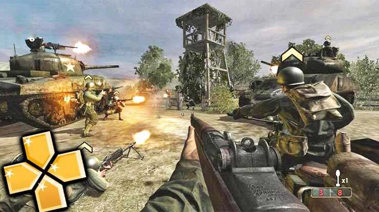 Call Of Duty PPSSPP Android 100 MB Download Install