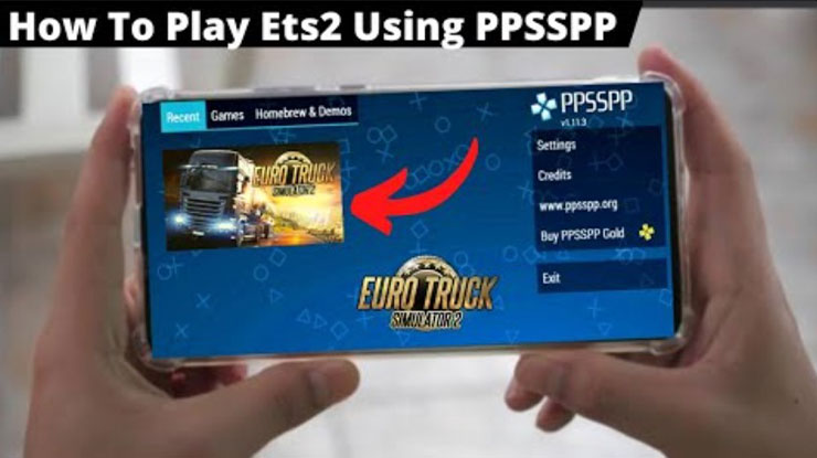 Cara Install ETS 2 PPSSPP
