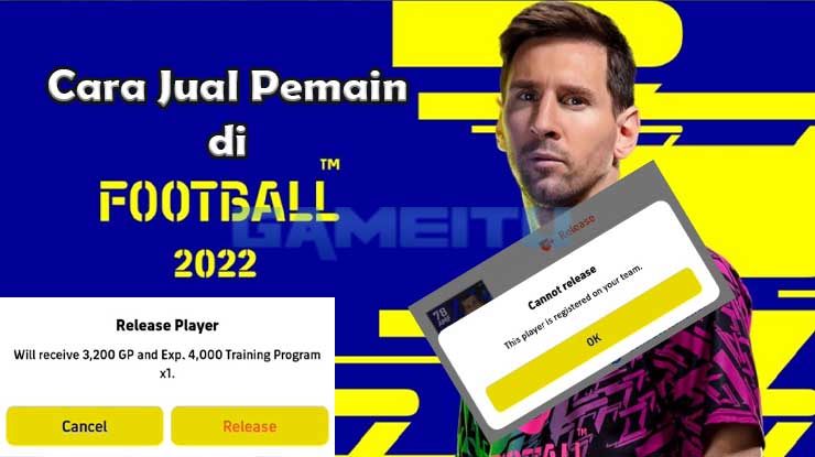 Cara Jual Pemain di eFootball PES 2022 Mobile yang Terdaftar di Tim