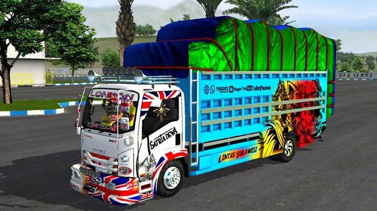Fitur Mod Bussid Truck Isuzu Muatan Gayor