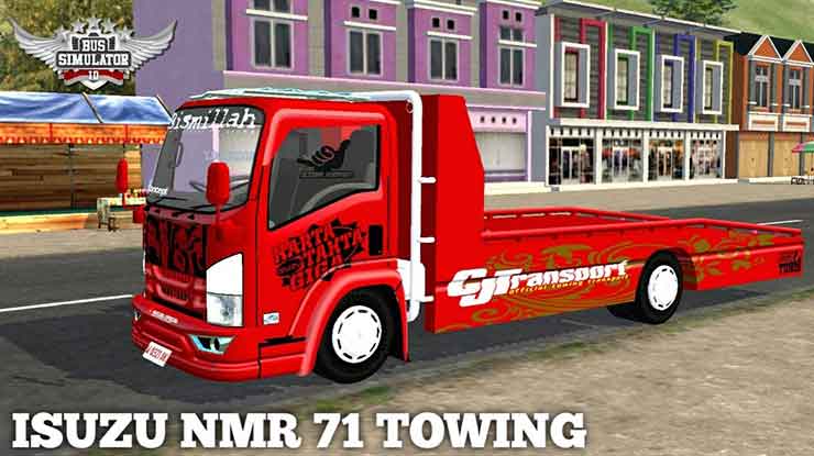 Fitur Mod Bussid Truck NMR 71 Towing