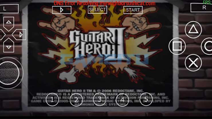 Guitar Hero PPSSPP Siap Dimainkan