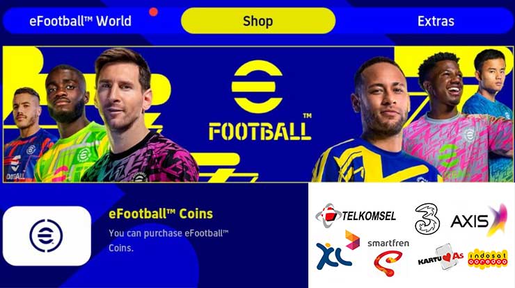 Cara Beli Koin Emas eFootball Mobile Pakai Pulsa Banyak Bonusnya