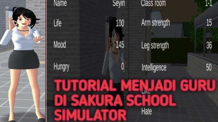 Cara Menjadi Guru di Sakura School Simulator