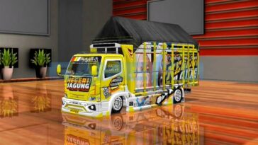 Download Mod Bussid Truck Canter Negeri Jagung Full Anim