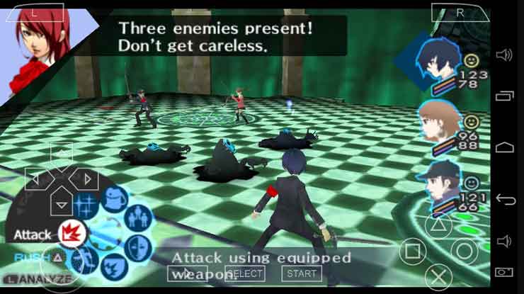 Game Anime PPSSPP Persona 3