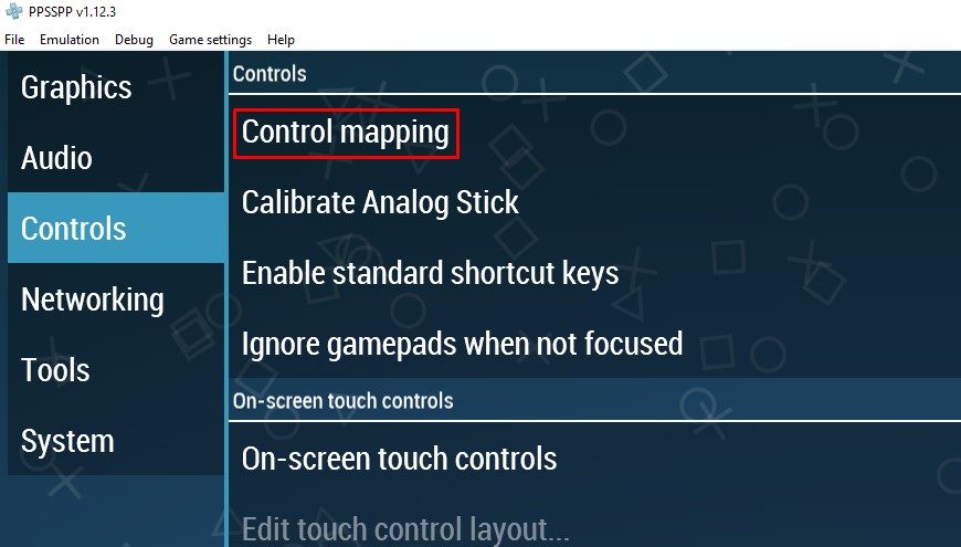 Masuk Control Maping