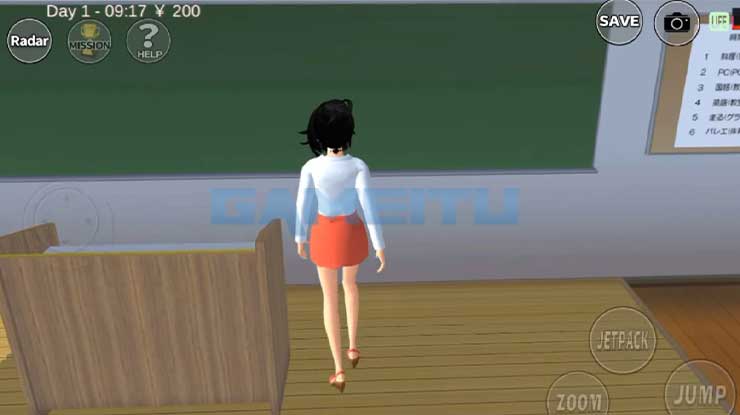 Go to Classroom To Become a Teacher in Sakura School Simulator