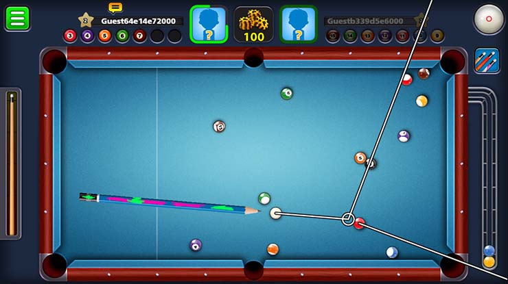 Download 8 Ball Pool Mod Apk Long Line