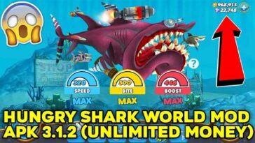 Hungry Shark World Mod Apk Versi 4.8.2 Uang Tak Terbatas
