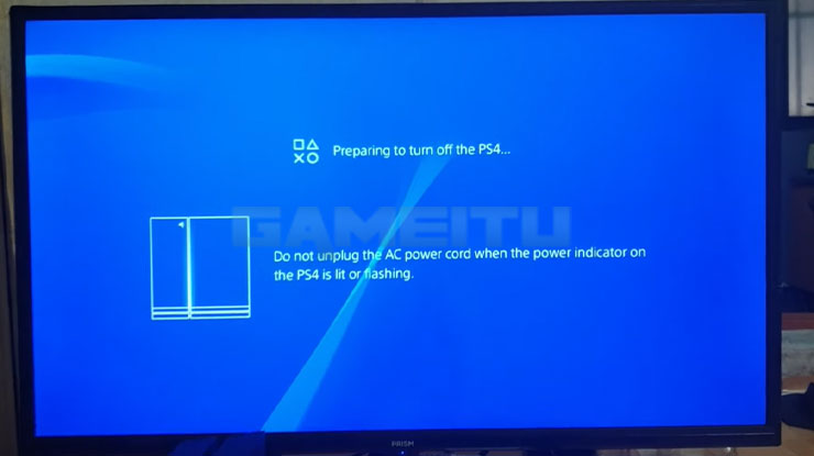 Tunggu Proses Menonaktifkan PS4